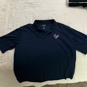 Houston Texans Navy Blue Polo